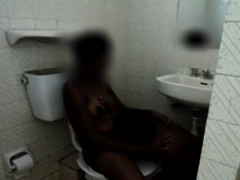 Random African beauty fucked in the shower by a horny ebony