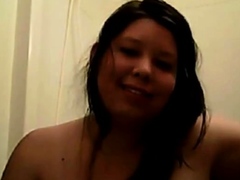 Chubby teen showing on cam