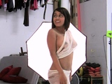 Top Indian XXX Model Nikki In Pink Erotic Chemise