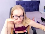 Amateur Blonde Teen Plays Solo with Toy Webcam Porn