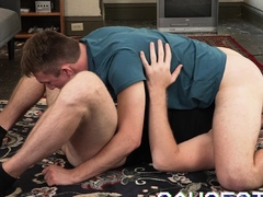 Horny bros having hot bareback sex